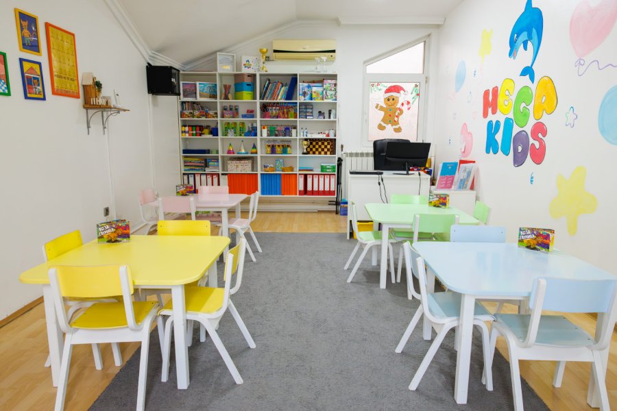 Prostor za učenje i kreativne aktivnosti u privatnom vrtiću Mega Kids 2 na Novom Beogradu